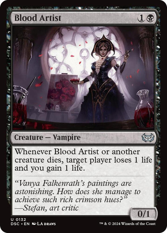 Blood Artist [Commander: Duskmourn: House of Horror] 132