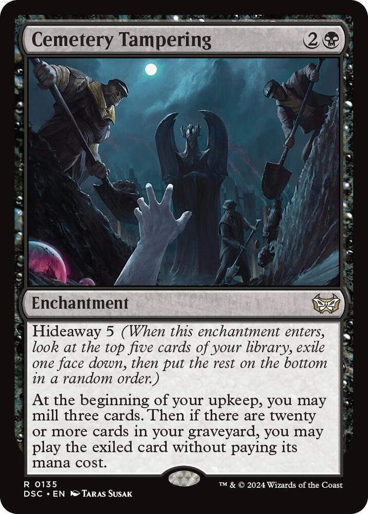 Cemetery Tampering [Commander: Duskmourn: House of Horror] 135