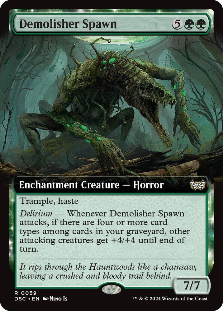 Demolisher Spawn (Extended Art) [Commander: Duskmourn: House of Horror] 59