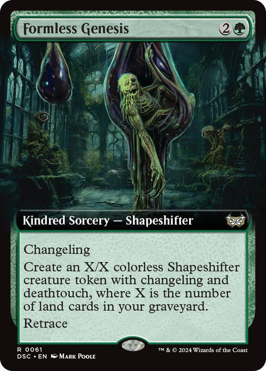 Formless Genesis (Extended Art) [Commander: Duskmourn: House of Horror] 61