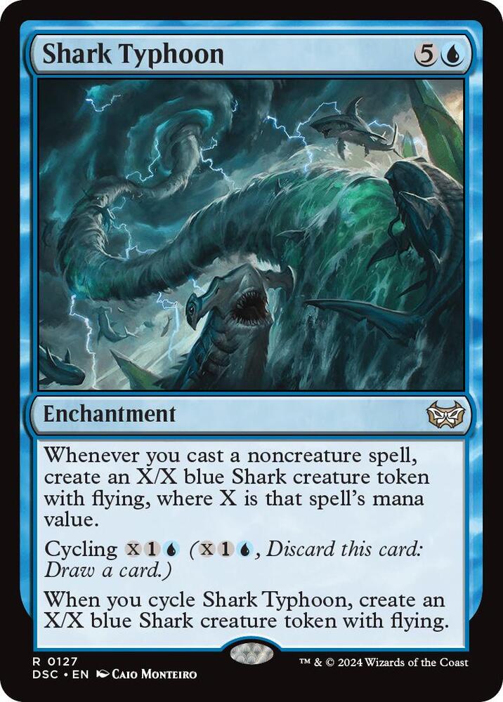 Shark Typhoon [Commander: Duskmourn: House of Horror] 127