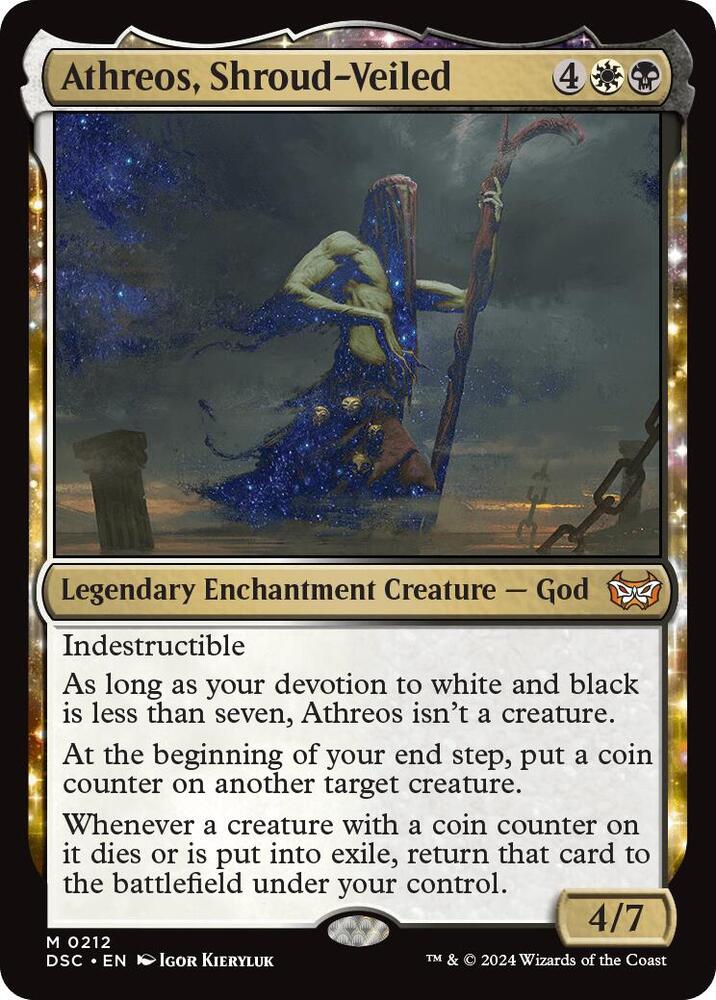 Athreos, Shroud-Veiled [Commander: Duskmourn: House of Horror] 212