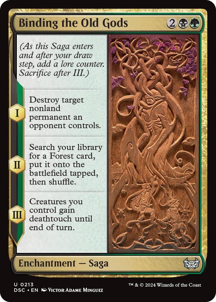 Binding the Old Gods [Commander: Duskmourn: House of Horror] 213