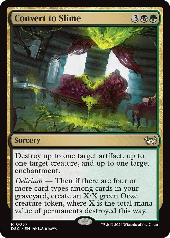 Convert to Slime [Commander: Duskmourn: House of Horror] 37