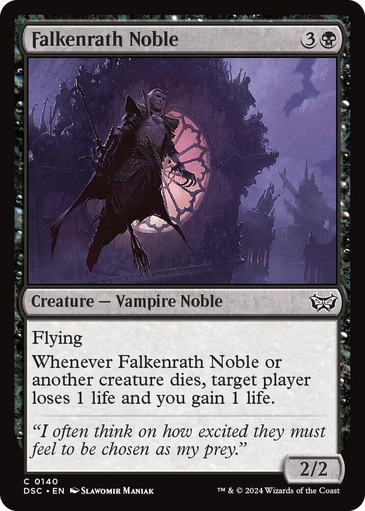 Falkenrath Noble [Commander: Duskmourn: House of Horror] 140