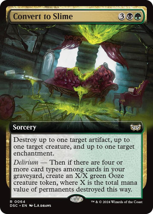 Convert to Slime (Extended Art) [Commander: Duskmourn: House of Horror] 64