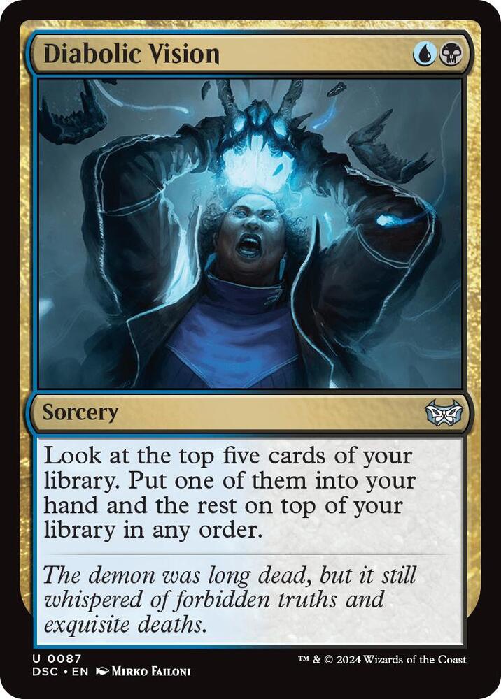 Diabolic Vision [Commander: Duskmourn: House of Horror] 87