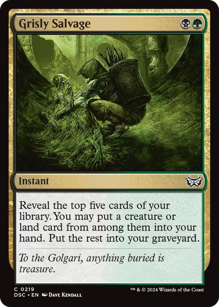 Grisly Salvage [Commander: Duskmourn: House of Horror] 219