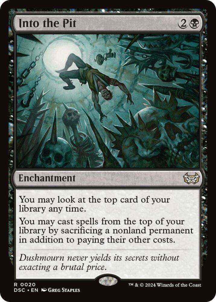 Into the Pit [Commander: Duskmourn: House of Horror] 20
