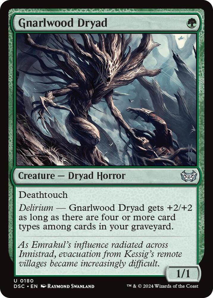 Gnarlwood Dryad [Commander: Duskmourn: House of Horror] 180