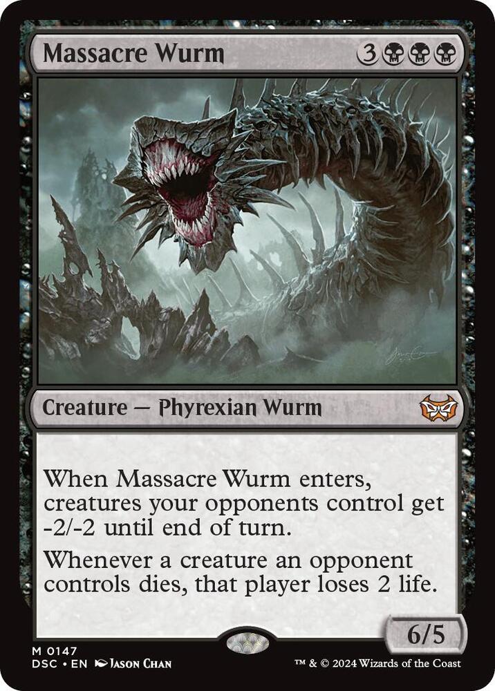 Massacre Wurm [Commander: Duskmourn: House of Horror] 147
