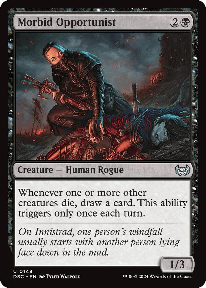 Morbid Opportunist [Commander: Duskmourn: House of Horror] 148