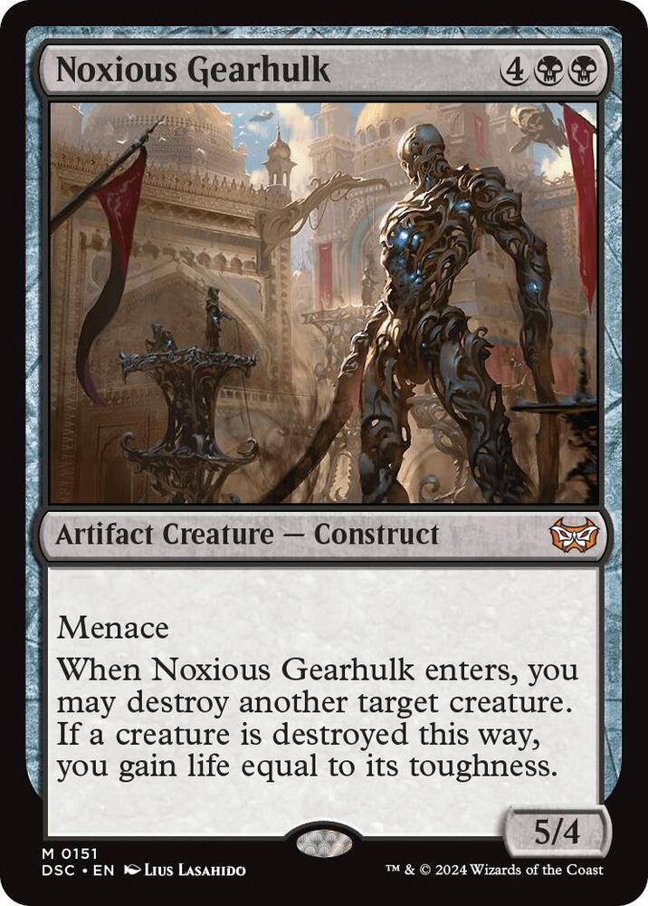 Noxious Gearhulk [Commander: Duskmourn: House of Horror] 151