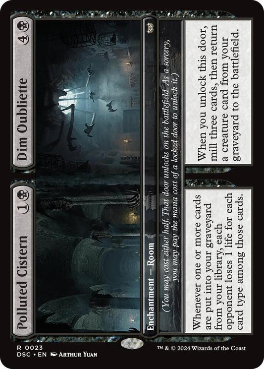 Polluted Cistern // Dim Oubliette [Commander: Duskmourn: House of Horror] 23