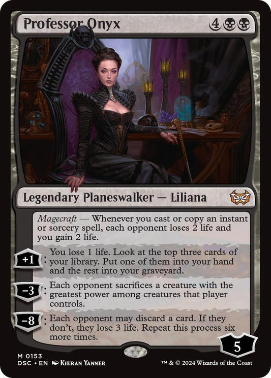 Professor Onyx [Commander: Duskmourn: House of Horror] 153