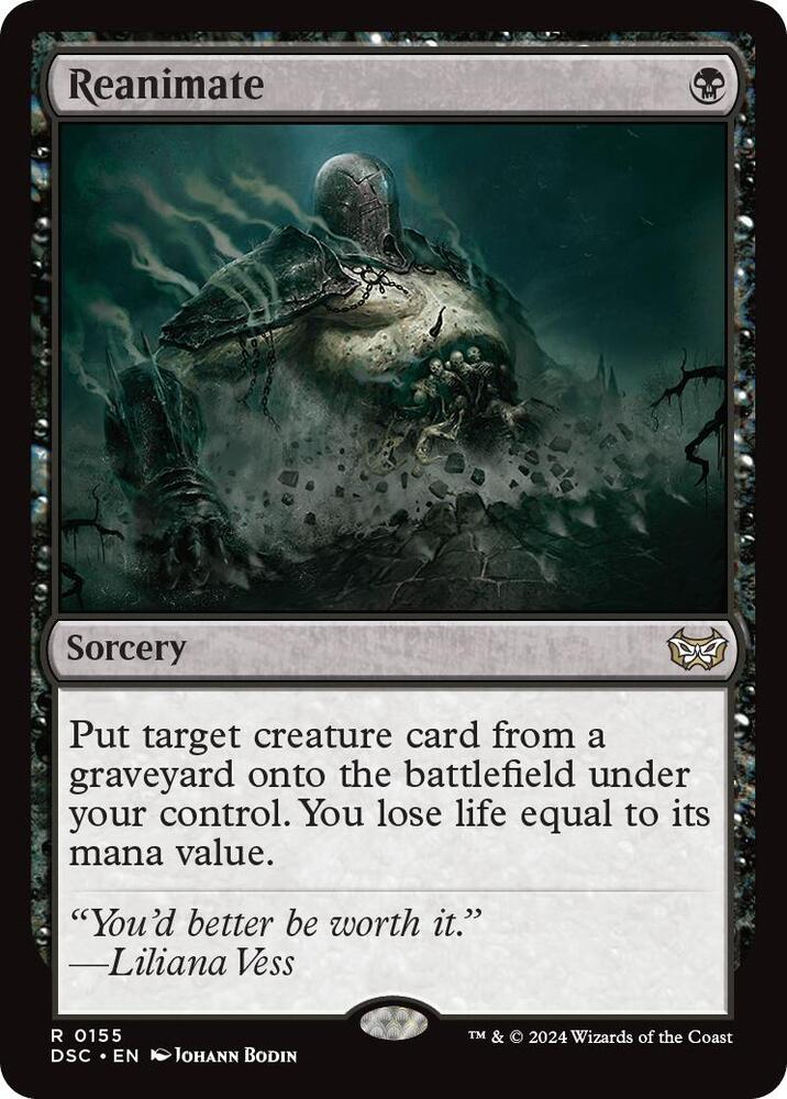 Reanimate [Commander: Duskmourn: House of Horror] 155
