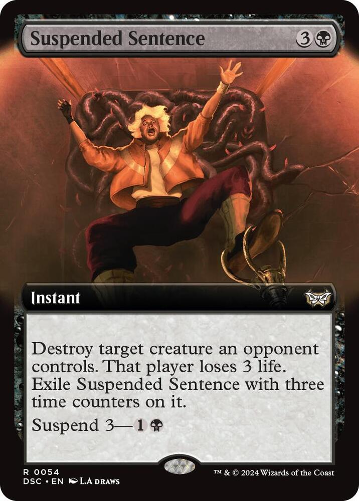 Suspended Sentence (Extended Art) [Commander: Duskmourn: House of Horror] 54
