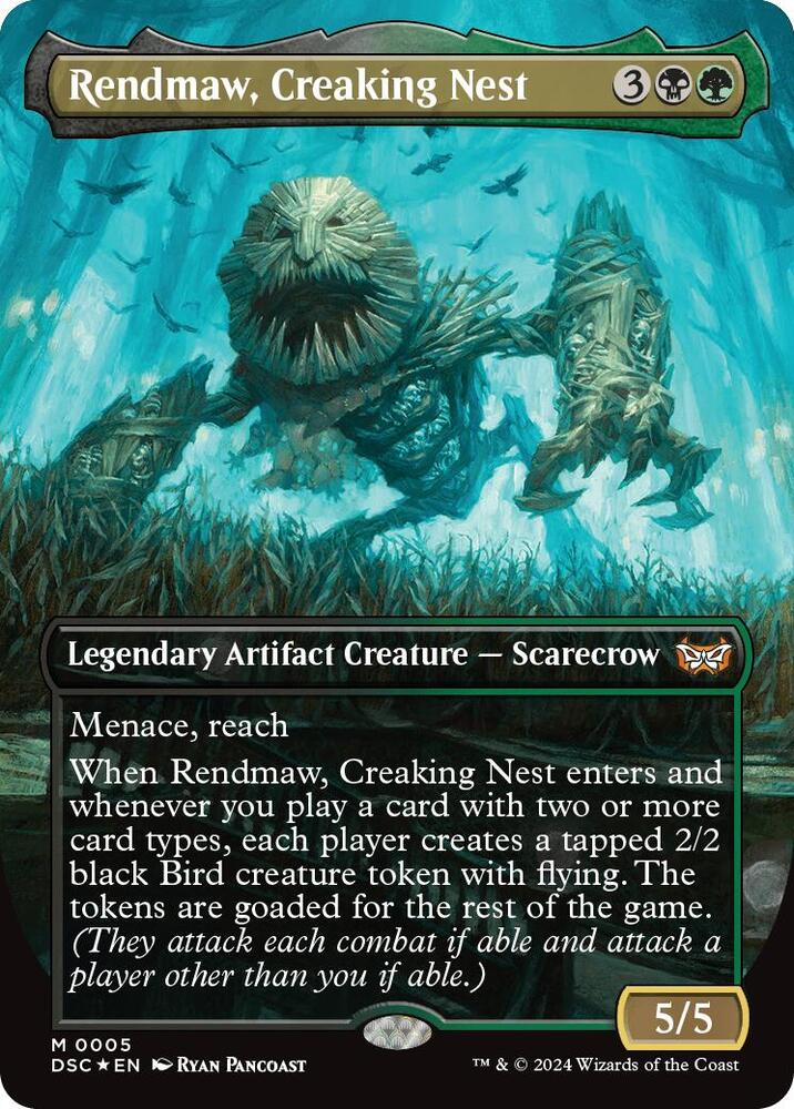 Rendmaw, Creaking Nest (Borderless) [Commander: Duskmourn: House of Horror] 5