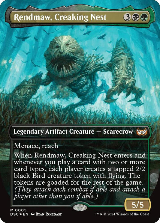 Rendmaw, Creaking Nest (Borderless) [Commander: Duskmourn: House of Horror] 5