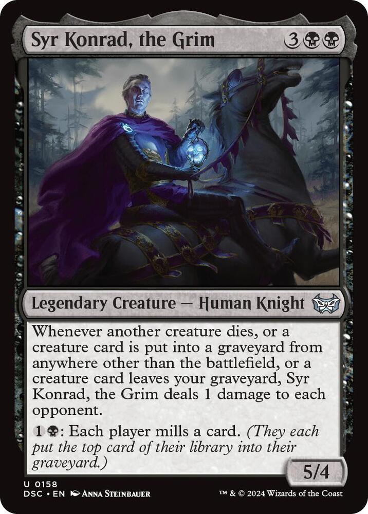 Syr Konrad, the Grim [Commander: Duskmourn: House of Horror] 158