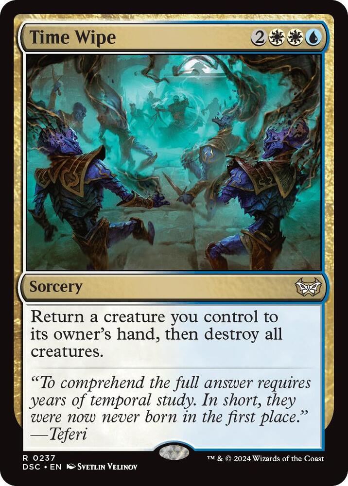 Time Wipe [Commander: Duskmourn: House of Horror] 237