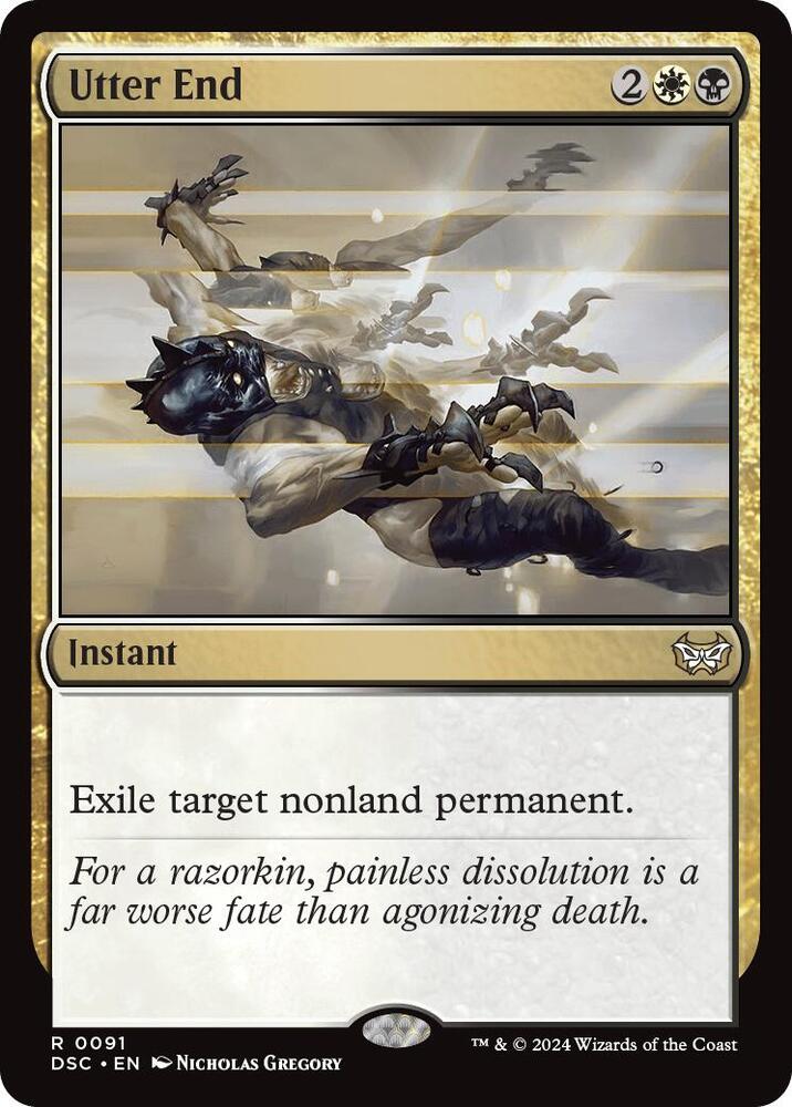 Utter End [Commander: Duskmourn: House of Horror] 91