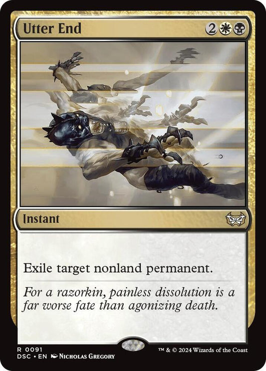 Utter End [Commander: Duskmourn: House of Horror] 91
