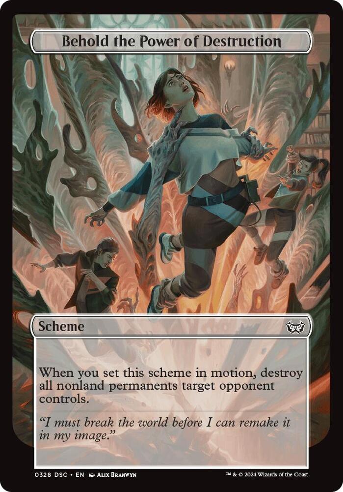 Behold the Power of Destruction (Full Art) [Archenemy: Duskmourn] 328