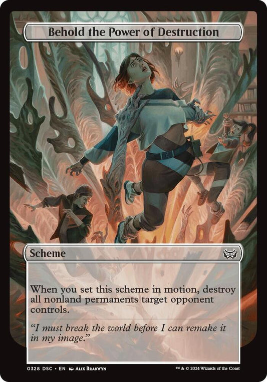 Behold the Power of Destruction (Full Art) [Archenemy: Duskmourn] 328