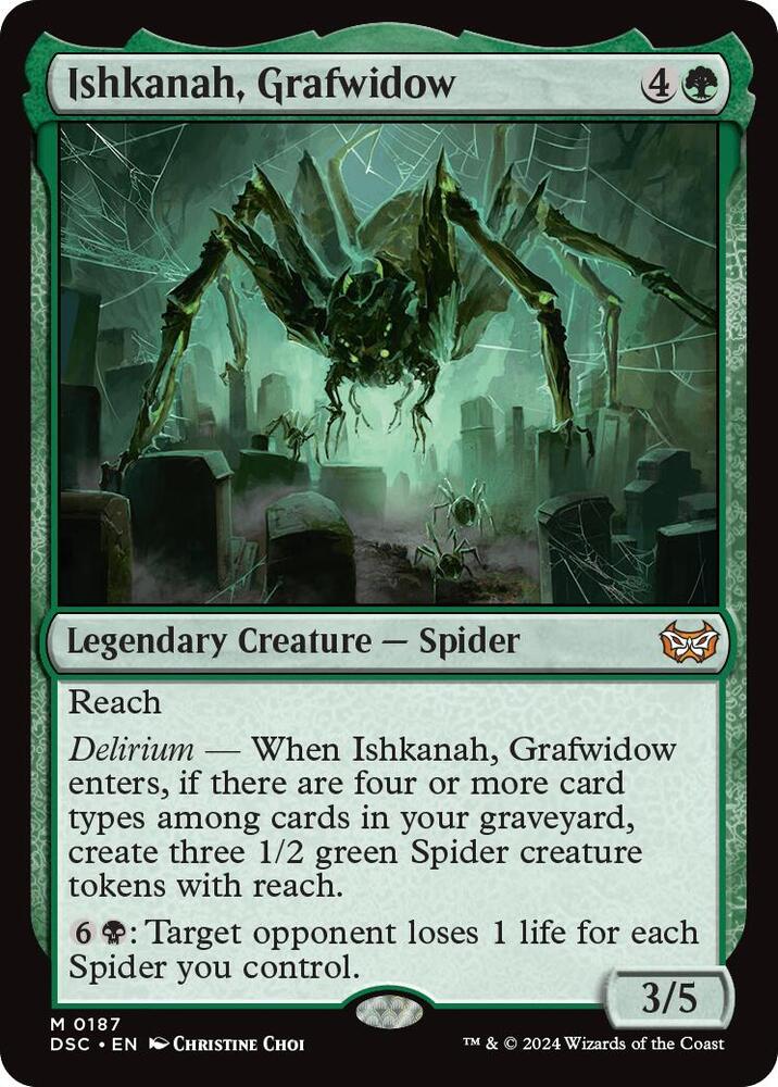 Ishkanah, Grafwidow [Commander: Duskmourn: House of Horror] 187