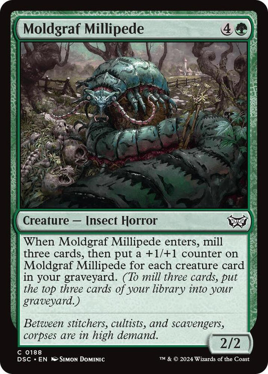 Moldgraf Millipede [Commander: Duskmourn: House of Horror] 188