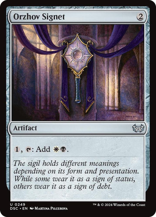 Orzhov Signet [Commander: Duskmourn: House of Horror] 249