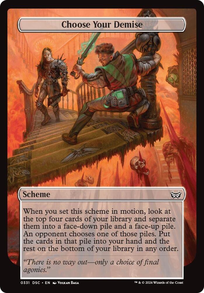 Choose Your Demise (Full Art) [Archenemy: Duskmourn] 331