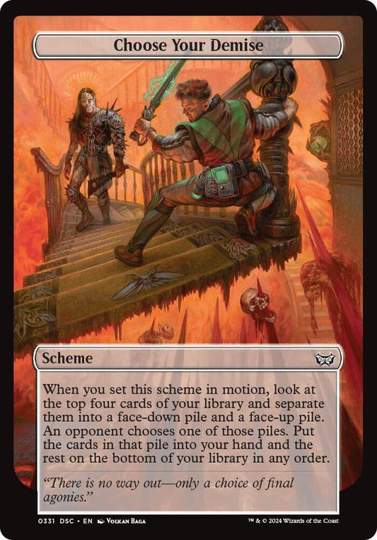 Choose Your Demise (Full Art) [Archenemy: Duskmourn] 331