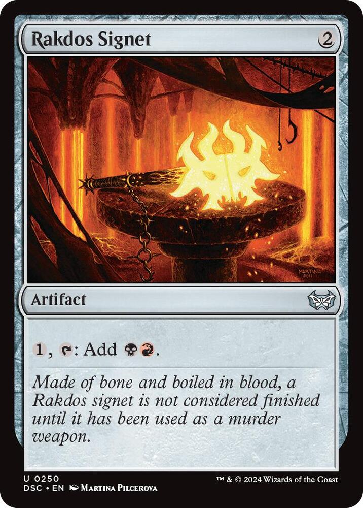 Rakdos Signet [Commander: Duskmourn: House of Horror] 250
