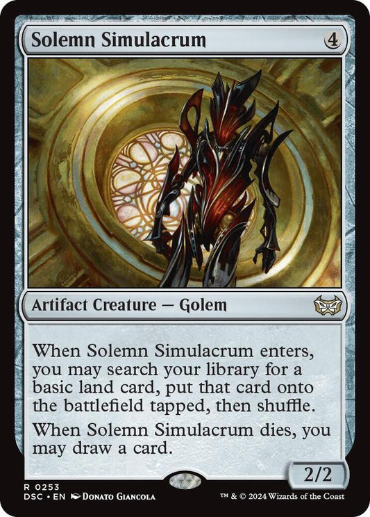 Solemn Simulacrum [Commander: Duskmourn: House of Horror] 253