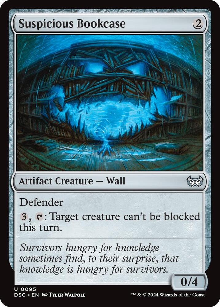 Suspicious Bookcase [Commander: Duskmourn: House of Horror] 95