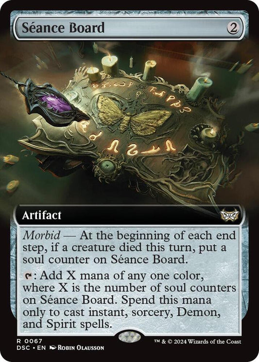 Seance Board (Extended Art) [Commander: Duskmourn: House of Horror] 67