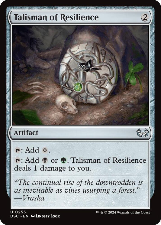 Talisman of Resilience [Commander: Duskmourn: House of Horror] 255