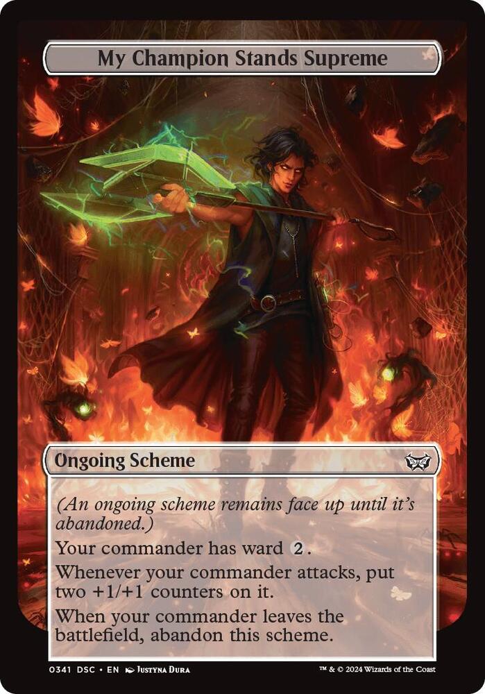 My Champion Stands Supreme (Full Art) [Archenemy: Duskmourn] 341