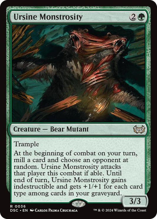 Ursine Monstrosity [Commander: Duskmourn: House of Horror] 36