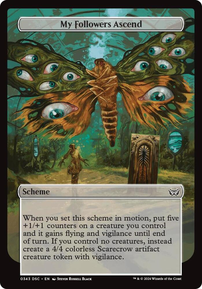 My Followers Ascend (Full Art) [Archenemy: Duskmourn] 343