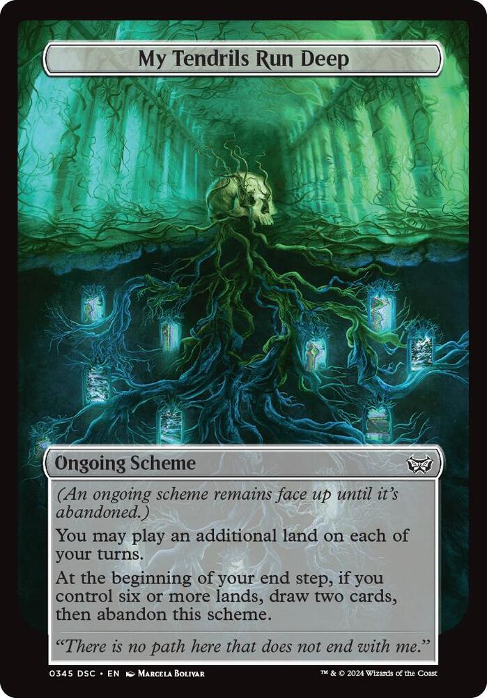 My Tendrils Run Deep (Full Art) [Archenemy: Duskmourn] 345