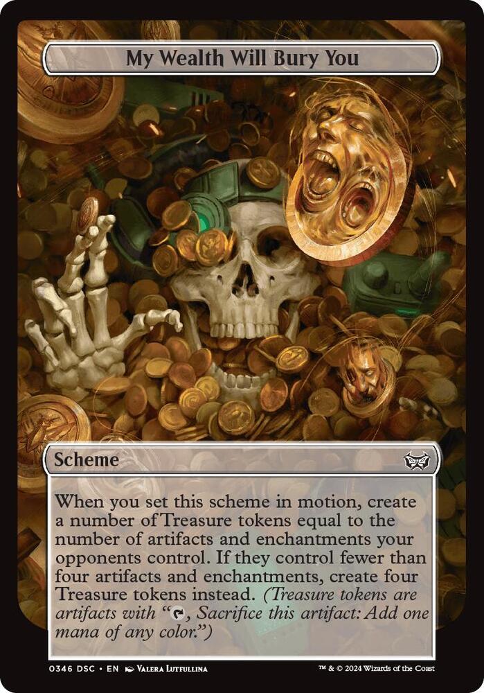 My Wealth Will Bury You (Full Art) [Archenemy: Duskmourn] 346