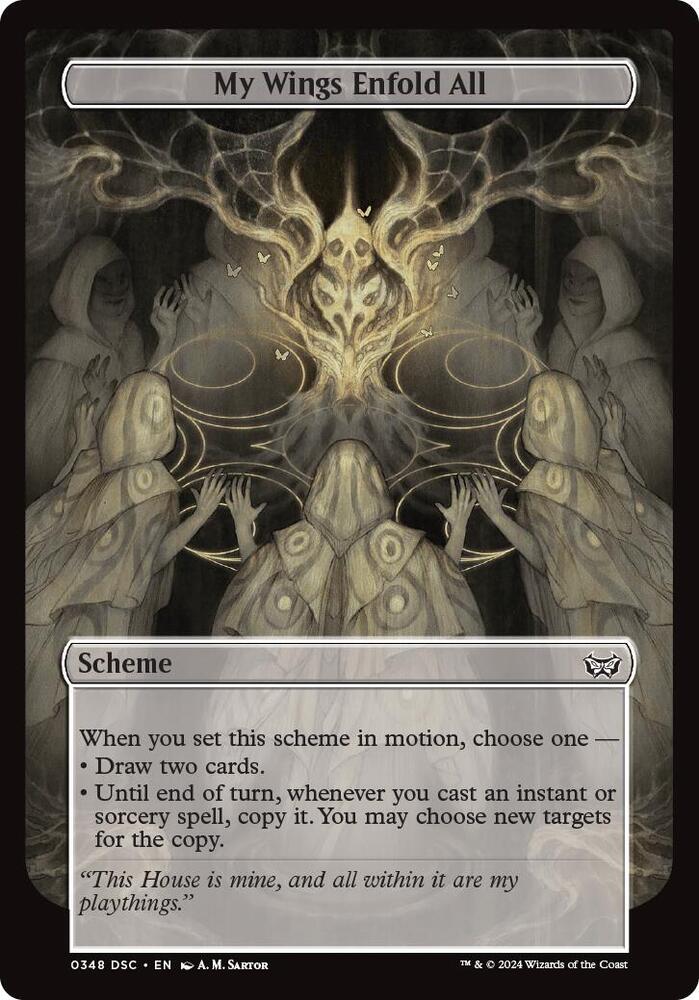 My Wings Enfold All (Full Art) [Archenemy: Duskmourn] 348
