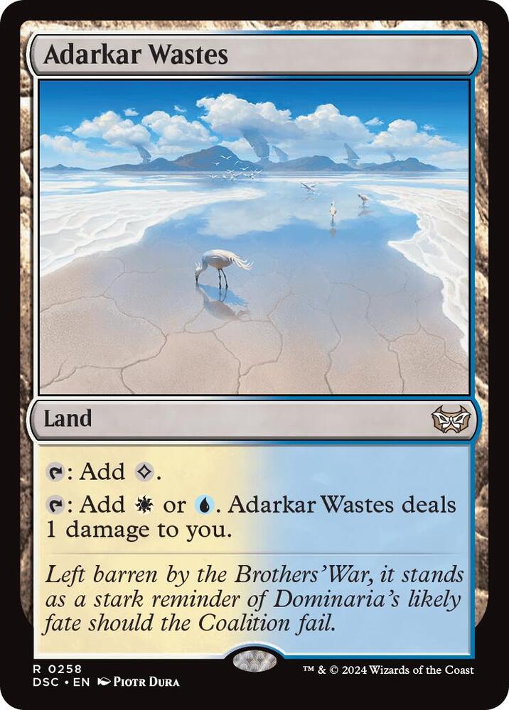 Adarkar Wastes [Commander: Duskmourn: House of Horror] 258