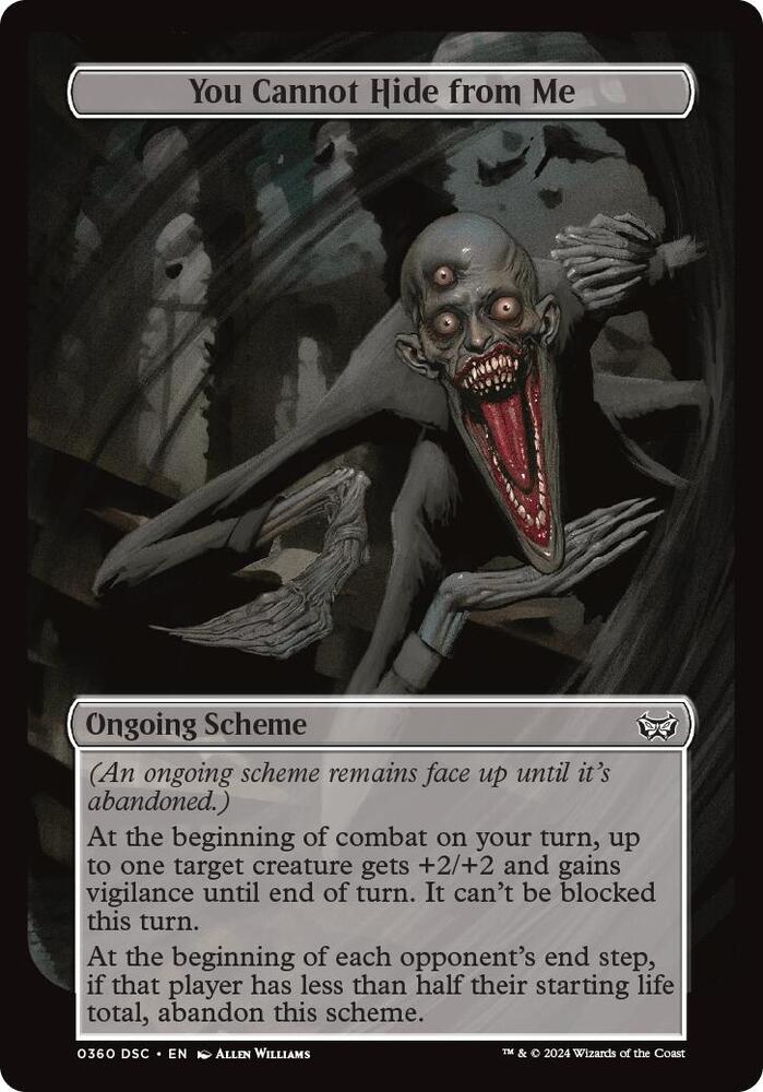 You Cannot Hide from Me (Full Art) [Archenemy: Duskmourn] 360