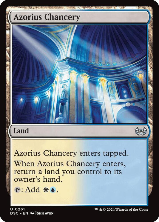 Azorius Chancery [Commander: Duskmourn: House of Horror] 261
