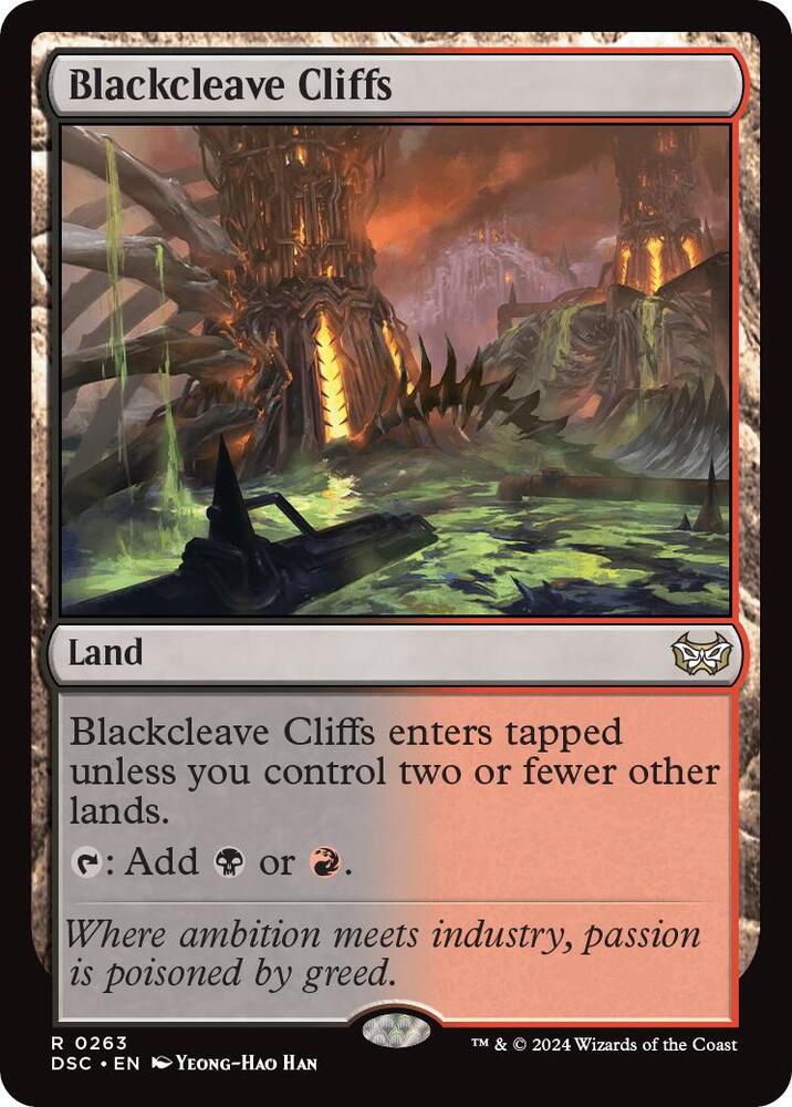 Blackcleave Cliffs [Commander: Duskmourn: House of Horror] 263
