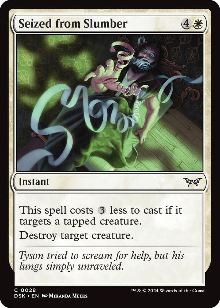 Seized from Slumber [Duskmourn: House of Horror] 28